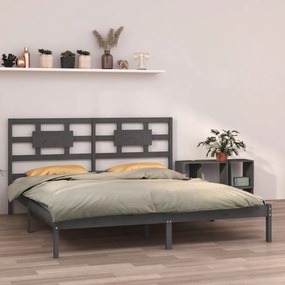 Giroletto Grigio İn Legno Massello 200x200 Cm /
