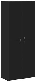 Schedario nero 60x32x153 cm in truciolato