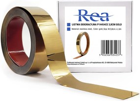 Listello decorativo autoadesivo Rea P14454CA 3,8cm Gold