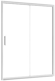Kit vetro per doccia ad apertura scorrevole Easy L 120 x H 190cm, Sp. 6 mm