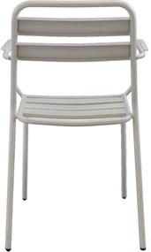 ROMANUS - set tavolo in metallo cm Ø 60 x 71h con 2 poltrone Romanus