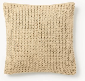 Copricuscino a maglia grossa fatto a mano Adyna