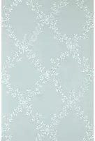 Farrow & Ball Carta da parati Toile Trellis - All White/ Teresa's Green