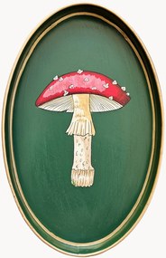 Vassoio decorativo dipinto a mano Mushroom