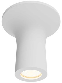 Plafoniera LED GU10 e GU5.3 in Gesso Pitturabile Rotonda Ø167x170mm