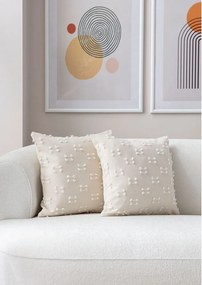 Federe decorative in set 2 pz 43x43 cm Tuffet – Mioli Decor