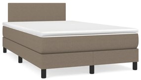 Giroletto A Molle Con Materasso Tortora 120x190 Cm İn Tessuto /