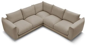 Divano angolare beige Ernest – Bobochic Paris