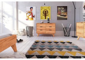 Cassettiera bassa in rovere 90x63 cm Greg - The Beds