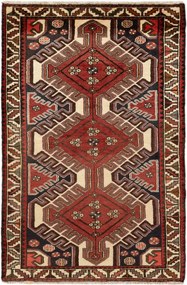 Shiraz Tappeto 110x160 (Iran) Annodato A Mano