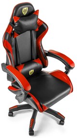Confortevole sedia da gioco in rosso G265-RED