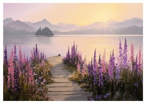 Dipinto 113x85 cm Lupine Shore – Styler