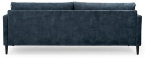 Divano in velluto blu scuro 220 cm Adagio - Scandic