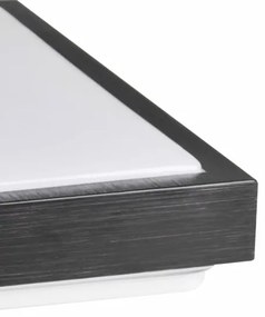 Plafoniera KAZIMIERZ 2xE27/20W/230V 29,5x29,5 cm nero