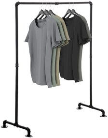 Appendiabiti Industriale Kleiderständer Jersey / Schwarz / 120 C