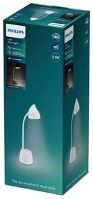 Philips - Lampada da tavolo Touch a LED HAT LED/4,5W/5V 3000/4000/5700K CRI 90