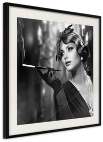 Poster  Classic Elegance  Cornice Quadri Cornice nera con pass-partout, Larghezza x Altezza Home decor 20x20