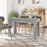 Tavolo da Pranzo Grigio Sonoma 120x60x76 cm Legno Multistratocod mxl 108300