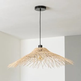 Brilagi - Lampadario LED sospeso a cavo CERIA BOHO 1xE27/40W/230V Ø 70 cm in bambù