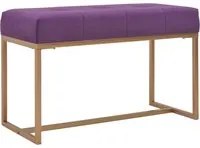 Panca 80 cm in Velluto Viola cod mxl 46122