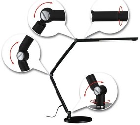 Paulmann 78912 - Lampada da tavolo LED dimmerabile FLEXBAR 10,6W 230V 3000-6500K