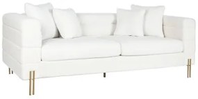 Divano DKD Home Decor Bianco Metallo 205 x 85 x 73 cm