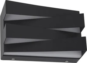 Searchlight 86410BK - Applique LED SECTION LED/18W/230V nero