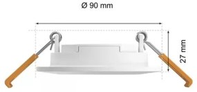 Philips - LED RGBW Lampada da bagno dimmerabile Hue SLIM LED/8,3W/230V IP44