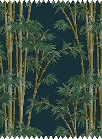 House of Hackney Stoff Bambusa - Velvet - Midnight