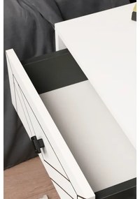 Comodino LUNA 50x55 cm bianco