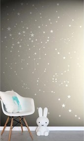 Fotomurale ESTA Stellata, grigio/argento 186X280 cm