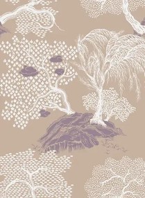 Isidore Leroy Carta da parati Jardin d'Asie - Beige