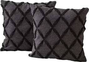 Federe decorative in set 2 pz 43x43 cm Tuffet – Mioli Decor