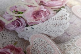 Quadro su tela – Decorazione romantica in stile vintage
