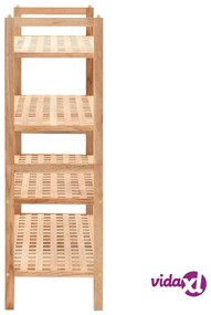 vidaXL Scarpiera in Legno Massello di Noce 69x26x81 cm