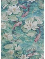 Matthew Williamson Carta da parati Water Lily - Jade