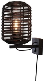 Lampada da parete nera ø 18 cm Tanami - Good&amp;Mojo