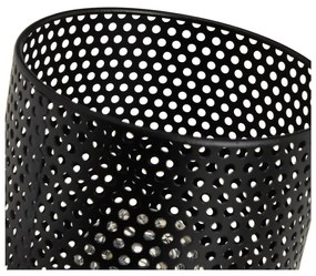 Lampada da tavolo nera con paralume in metallo (altezza 20 cm) - Casa Selección