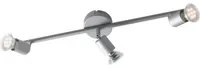 Applique faretti led orientabili soffitto spot alluminio attacco gu10x3