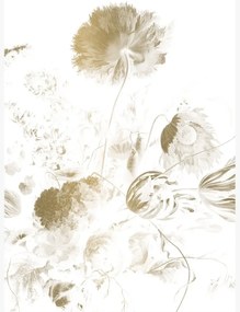 KEK Amsterdam Carta da parati panoramica Golden Age Flowers Gold 2 - M