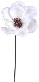 Fiore artificiale magnolia bianca h 63