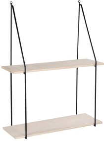 Scaffale in legno massiccio nero pavlovnia Haag - House Nordic