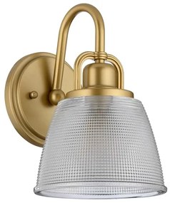 Quoizel QZ-DUBLIN1-PNBR - Lampada LED da bagno DUBLIN 1xG9/3W/230V IP44 oro