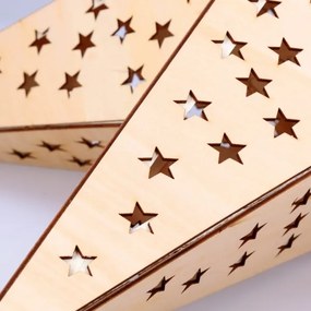 Brilagi - Stella natalizia a LED, 59x55 cm, alimentata da 2 batterie AA