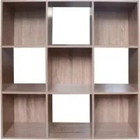 LIBRERIA MOD.CUBO 9 ROVERE CM.91X91 PZ 1,0