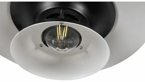 Lampadario a sospensione con filo BERIT 1xE27/20W/230V nero