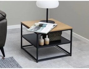 Tavolino CORA quercia/nero