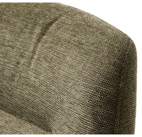 Sedia da pranzo verde in imbottito con braccioli Roxana – Unique Furniture