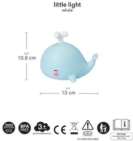 A Little Lovely Company - piccola luce notturna - balena