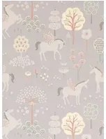 Majvillan Carta da parati True Unicorns - Lilac